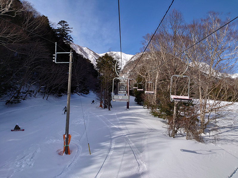 日光湯元温泉スキー場　第3ペアリフト