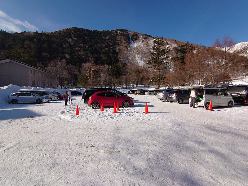 日光湯元温泉スキー場　駐車場